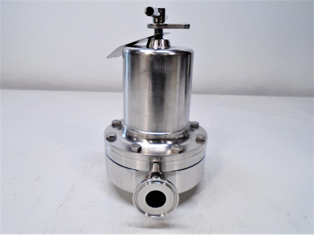 Jordan SteriFlow 1" Sanitary Pressure Regulator, Model 96, 200 PSI, Stainless